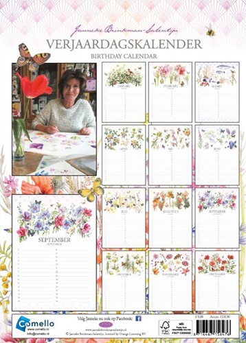 Verjaardagskalender Janneke Brinkman Klaprozen 1 Stuk-2