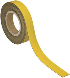 Bande de marquage magnétique MAUL effaçable 10mx30mmx1mm jaune 1 Stuk