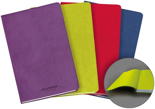 Notitieboek Aurora Capri A5 192blz lijn 80gr ass 1 Stuk