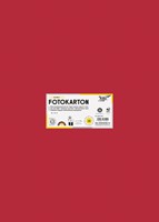 Carton photo Folia 50x70cm 300g 10 feuilles n° 20 rouge 1 Stuk