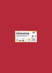 Carton photo Folia 50x70cm 300g 10 feuilles n° 20 rouge 1 Stuk