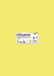 Carton photo Folia 50x70cm 300g 10 feuilles n° 12 jaune citron 1 Stuk