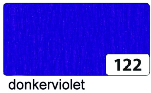 Crêpepapier Folia 250x50cm nr122 donker violet 1 Stuk