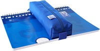 Pennenetui Oxford rechthoek blauw 1 Stuk-1