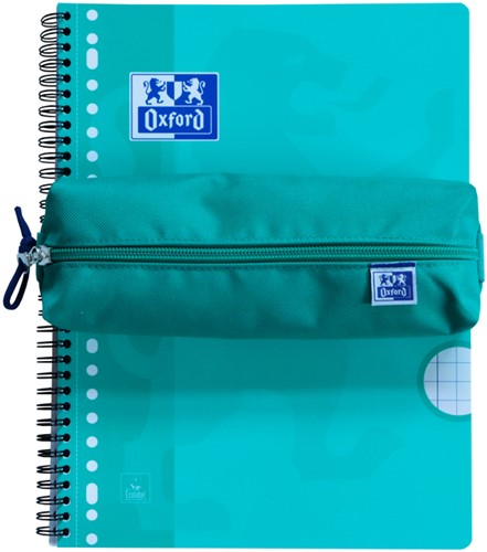 Trousse Oxford Kangoo rectangle turquoise 1 Stuk-3
