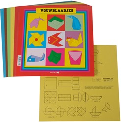 Vouwblaadjes Papurys vierkant 20x20cm 90 Vel