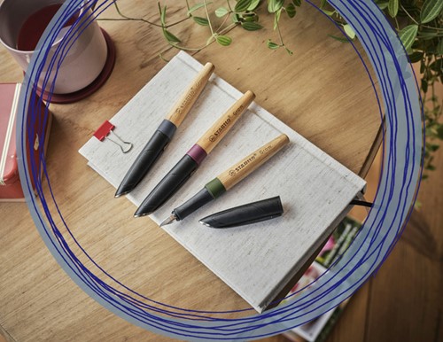 Stylo plume STABILO Grow vert mousse/chêne 1 Stuk-1