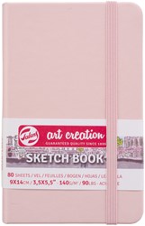 Cahier de croquis Talens Art Creation 90x140mm 140g 80 feuilles rose 1 Stuk