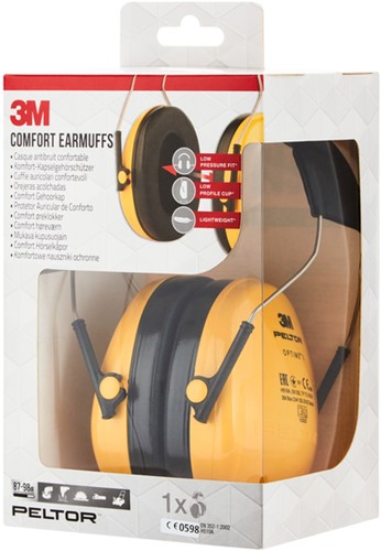 Casque antibruit 3M Peltor Optime Comfort H510A (87-98db) 1 Stuk
