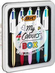 Stylo bille BIC 4 couleurs My BIC coffret 4 couleurs assorties 5 Stuk