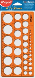 Gabarit de cercles Maped Technic 1-35mm 1 Stuk