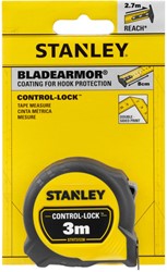 Mètre ruban Stanley Control-Lock 3 mètres 19mm 1 Stuk