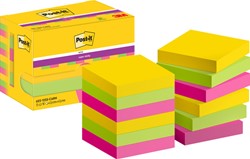 Bloc-mémos Post-it 622 Super Sticky 47,6x47,6mm Carnival 12 pièces 12 Stuk