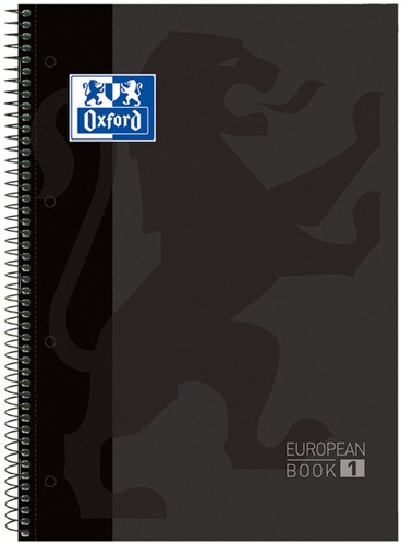 Notitieboek Oxf classic europeanb A4+ 5x5 80v zw 1 Stuk
