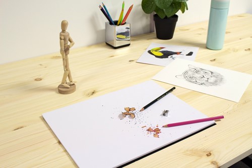 Taille-crayon Westcott aluminium 1 trou 1 Stuk-3