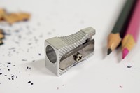 Taille-crayon Westcott aluminium 1 trou 1 Stuk-2