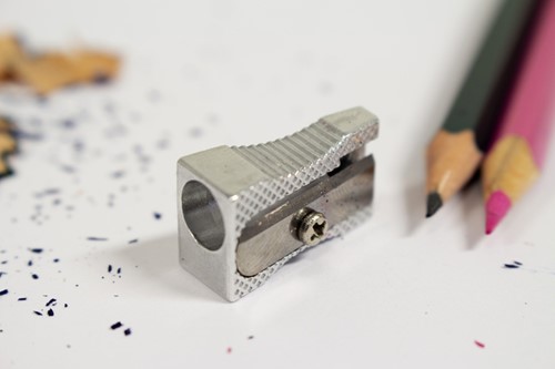 Taille-crayon Westcott aluminium 1 trou 1 Stuk-2