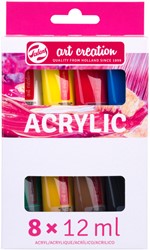 Peinture acrylique Talens Art Creation set 8 couleurs 12ml 8 Stuk