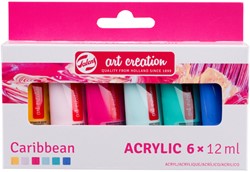 Peinture acrylique Talens Art Creation Caribbean 12ml set 6 couleurs 6 Stuk