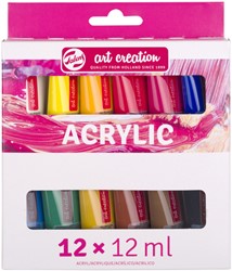 Peinture acrylique Talens Art Creation set 12 couleurs 12ml 12 Stuk