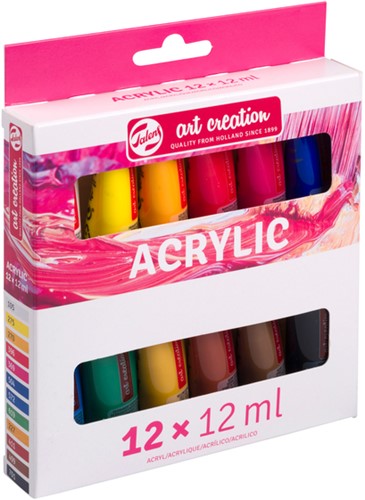 Peinture acrylique Talens Art Creation set 12 couleurs 12ml 12 Stuk-2