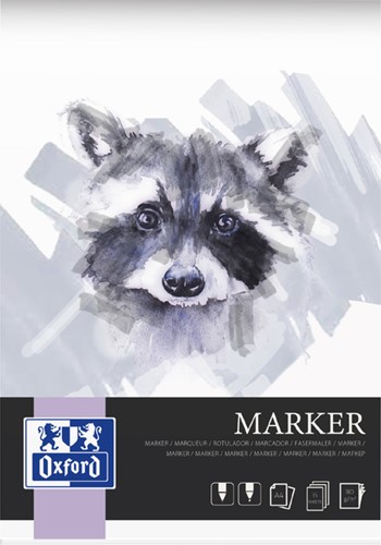 Tekenblok Oxford Marker A4 15 vel 1 Stuk