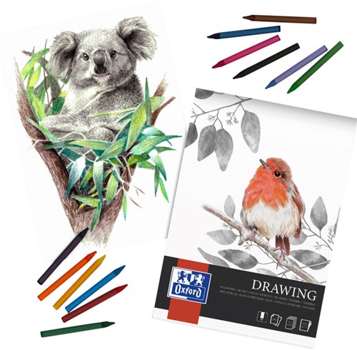 Bloc à dessin Oxford Drawing A4 40 feuilles 160g 1 Stuk-2
