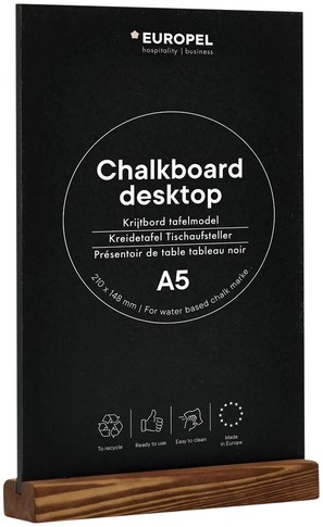 Ardoise de table Europel A5 Portrait naturel 1 Stuk-1