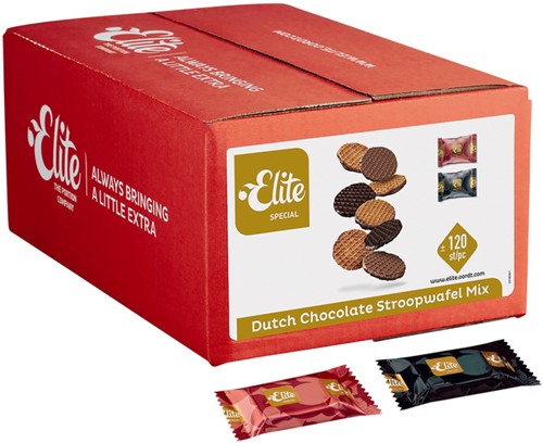 Biscuits Elite Special Dutch mix Stroopwafel chocolat 120 pièces 120 Stuk