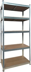 Stellingkast BRASQ 5 borden SU175  875 KG zilver 1 Stuk