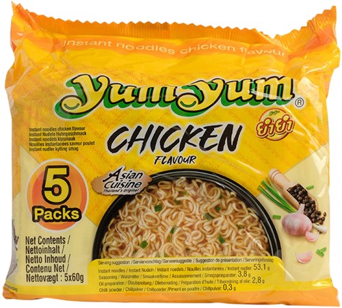 Noodles Yum Yum poulet bami 5 sachets 5x 60g 5 Stuk