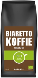 Koffie Biaretto snelfiltermaling biologisch 1 Zak