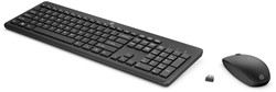Toetsenbord + muis HP 235 draadloos zwart 1 Stuk