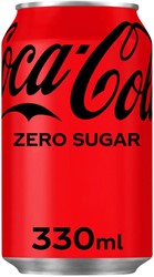 Frisdrank Coca Cola zero blik 330ml 330 Milliliter
