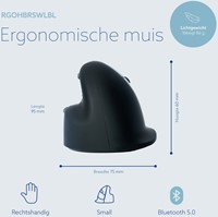 Souris ergonomique R-go HE Break sans fil Droitier S 1 Stuk-3