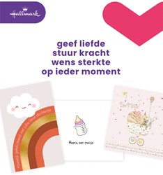 Wenskaart Hallmark Business Box geboorte dochter 6 Stuk