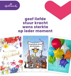 Wenskaart Hallmark Business Box verjaardag A4 8 Stuk