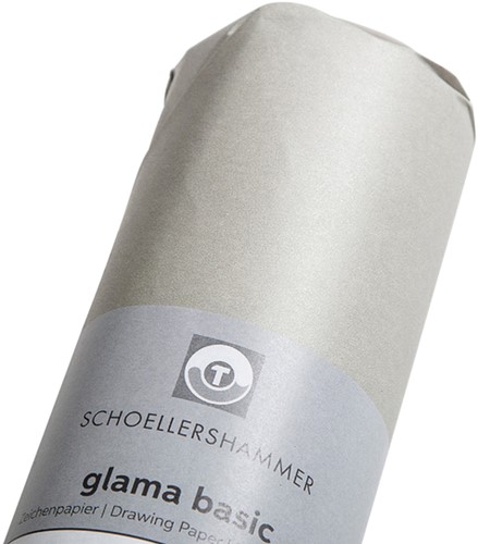 Tekenpapier SH Glama Basic 33cmx50m 60gr transp 1 Rol-1