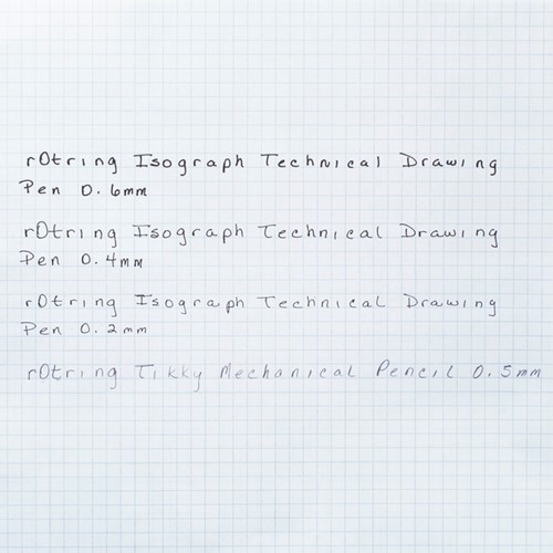 Tekenset rOtring Isograph 7-delig 1 Stuk-3