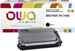 Toner OWA alternative pour Brother TN-3480BK noir 1 Stuk