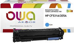 Cartouche toner OWA alternative pour HP CF531A bleu 1 Stuk