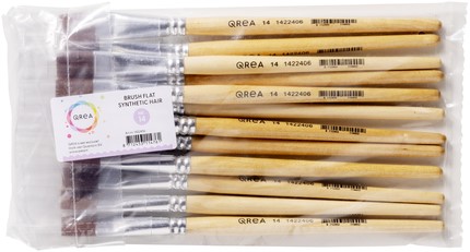 Pinceau Qrea poil synthétique n° 14 largeur 15,3mm 1 Stuk-2