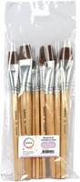 Kwast Qrea synthetisch set à 11 breedtes 11 Stuk