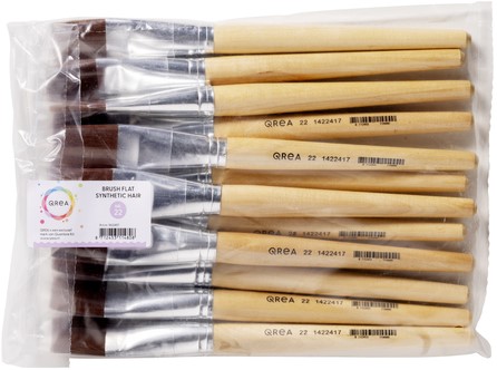 Pinceau Qrea poil synthétique n° 22 largeur 25,2mm 1 Stuk-2