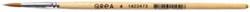 Pinceau Qrea poil synthétique n° 4 largeur 3,5mm 1 Stuk