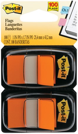 Indextabs 3M Post-it 680 25.4x43.2mm duopack or 100 Vel