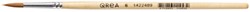 Pinceau Qrea poil synthétique n° 6 largeur 3,9mm 1 Stuk