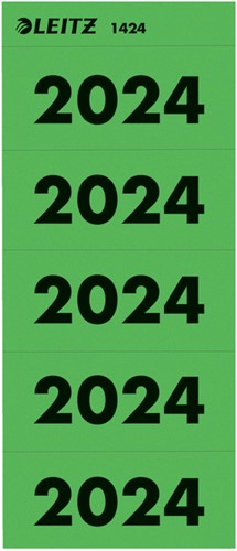Rugetiket Leitz 2024 80mm groen 100st 100 Vel