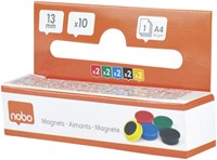 Aimant Nobo 13mm assorti 10 pièces 10 Stuk-2