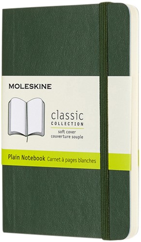 Notitieboek Moleskine pocket 90x140 blc sc myrt gn 1 Stuk